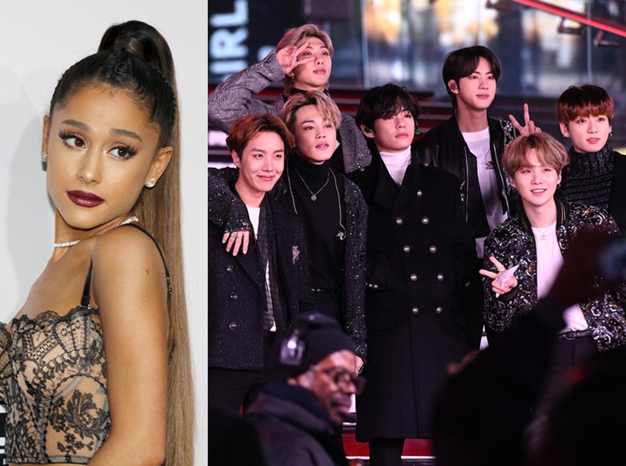 アリアナ・グランデ、韓国BTSのメンバー1人と入れ替わる