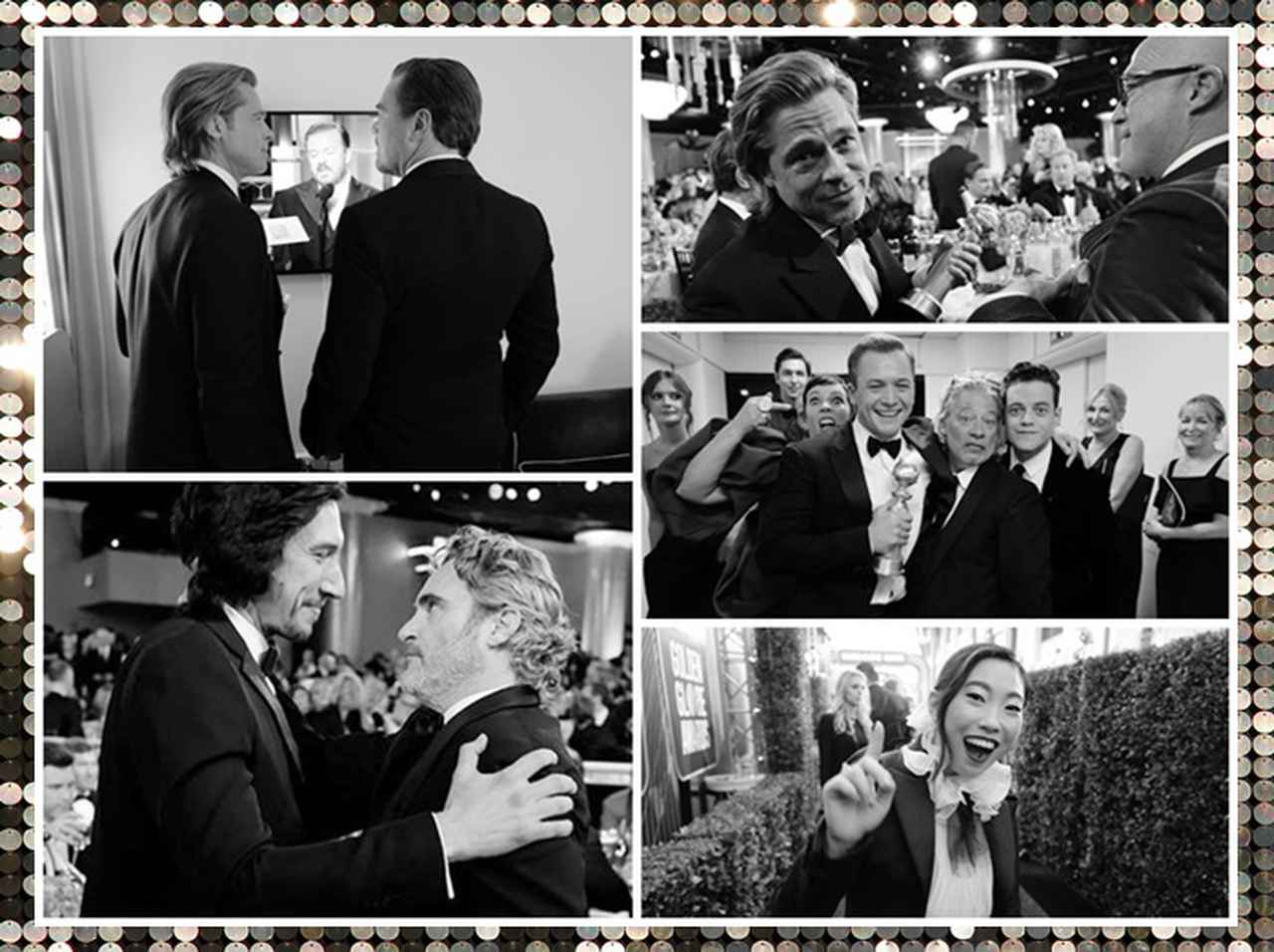 ブラピ＆レオ、デニーロら人気セレブがゴールデン・グローブ賞の舞台裏で見せた「素顔」