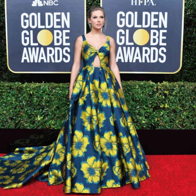 テイラー・スウィフト、エトロのカスタムドレスで視線を奪う【ゴールデン・グローブ】