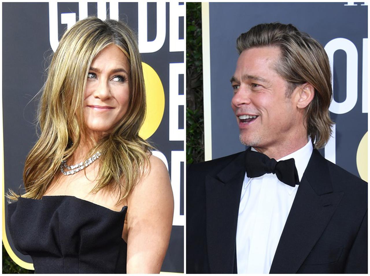 ブラッド・ピットと元妻ジェニファー・アニストンの2ショットが見たい！期待に本人が「笑顔」