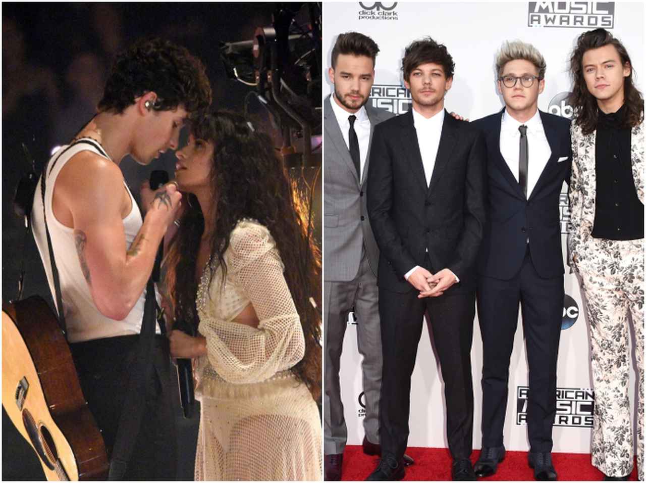 ショーン・メンデス&カミラ・カベロ、1Dの名曲を得意の「寸止めキス」しながら熱唱