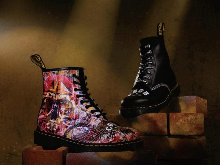ドクターマーチン、伝説のライブハウス「CBGB」とコラボで新作ブーツ