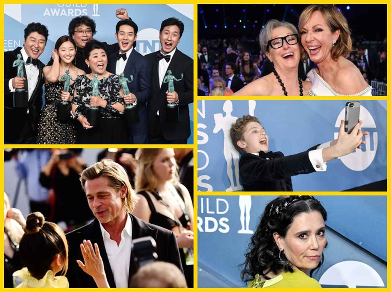 セレブが集まる映画の祭典SAGアワード!舞台裏で見られたほほえましい瞬間5