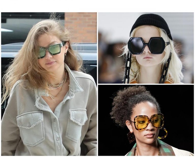 90年代に人気を博した「ビッグサングラス」が2020年にトレンドの予感