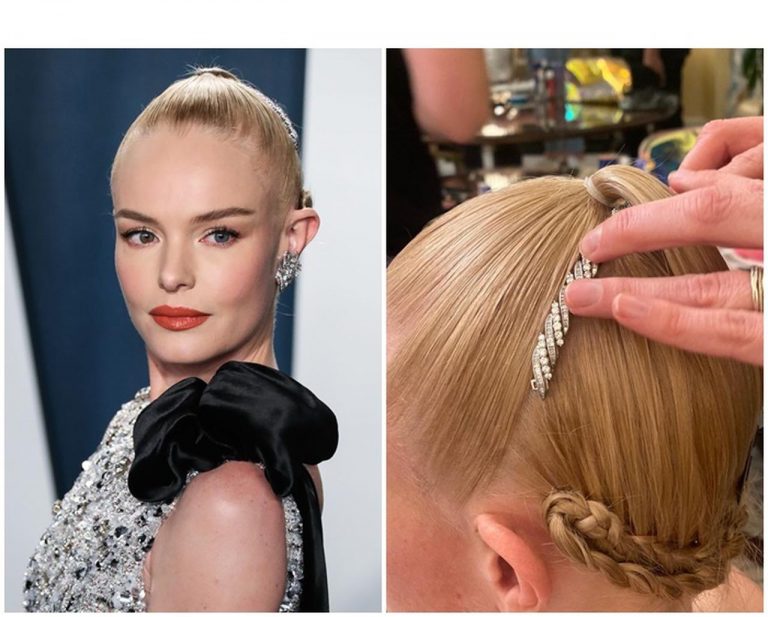ブレスレットをヘアアクセにするのがトレンド！ケイトのヘアアレンジに注目