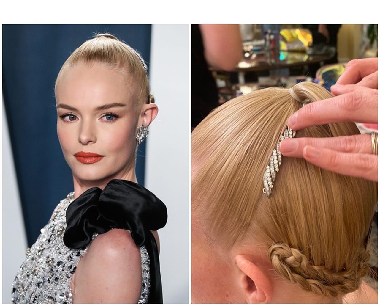 ブレスレットをヘアアクセにするのがトレンド!ケイトのヘアアレンジに注目