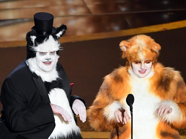 ジェームズ・コーデン＆レベル・ウィルソン、アカデミー賞で『キャッツ』を自虐