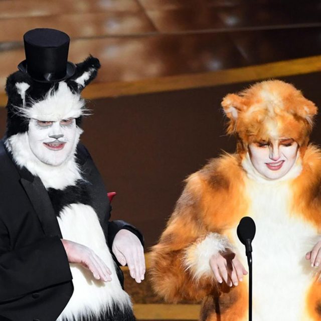 ジェームズ・コーデン＆レベル・ウィルソン、アカデミー賞で『キャッツ』を自虐