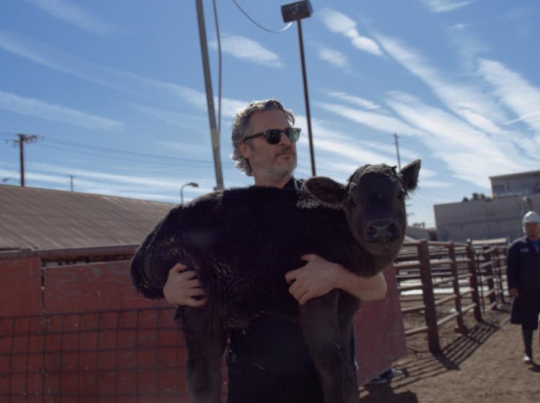 『ジョーカー』ホアキン・フェニックス、牛の親子を保護する