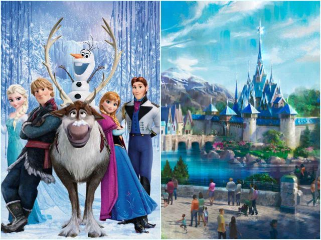 仏ディズニーランドに『アナ雪』新エリアが誕生へ、完成予想イメージが公開