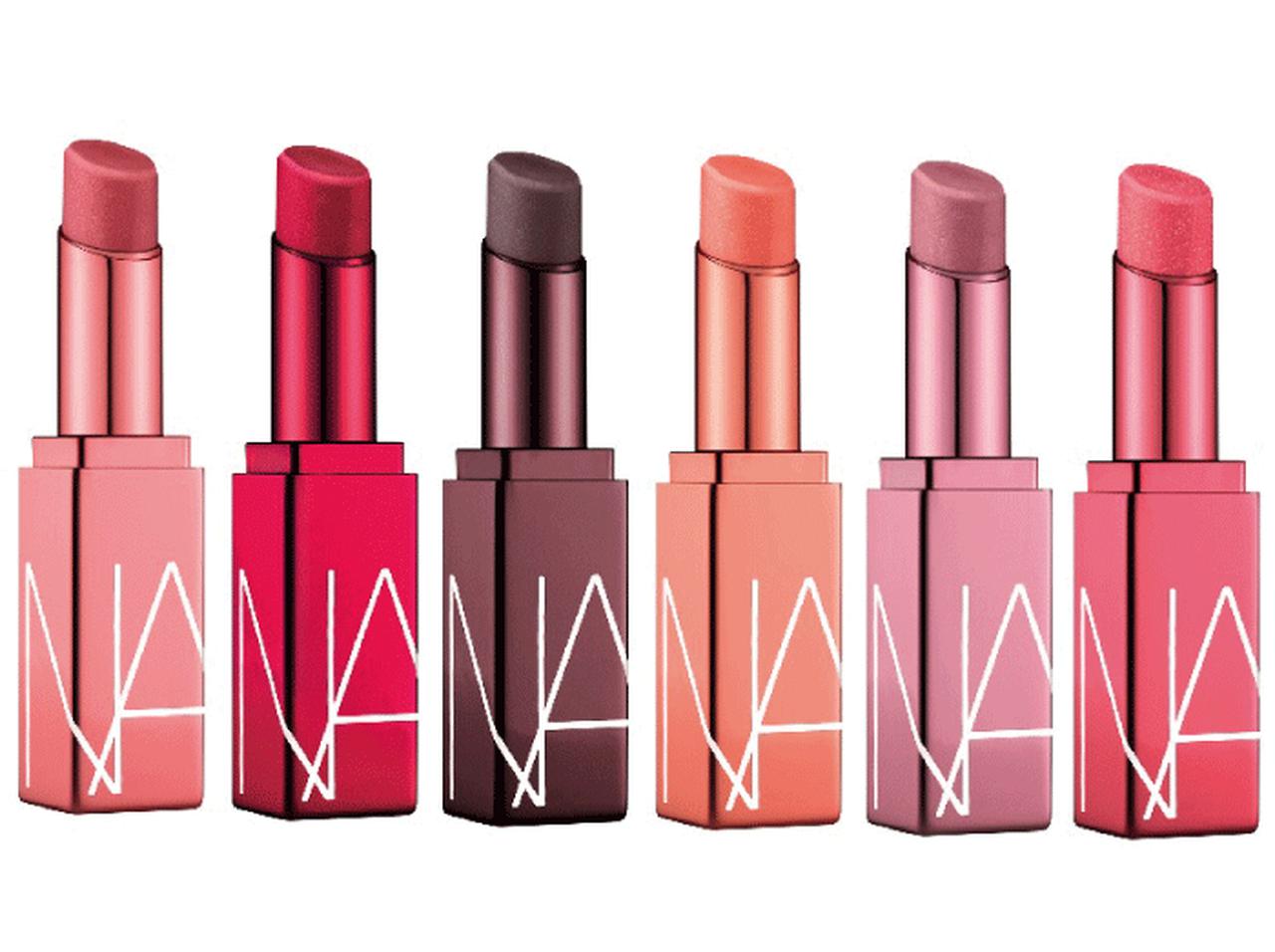 NARS、シアーに輝く「アフターグロー リップバーム」に新色6色が登場