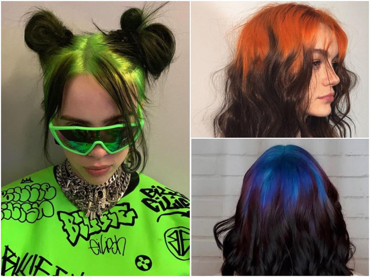 根元をカラフルに染める「リバース・ヘアカラー」がオシャレすぎる