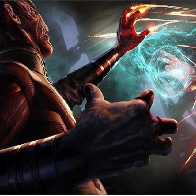 『アベンジャーズ』でアイアンマンのスーツを着たドクターストレンジのシーンがあった