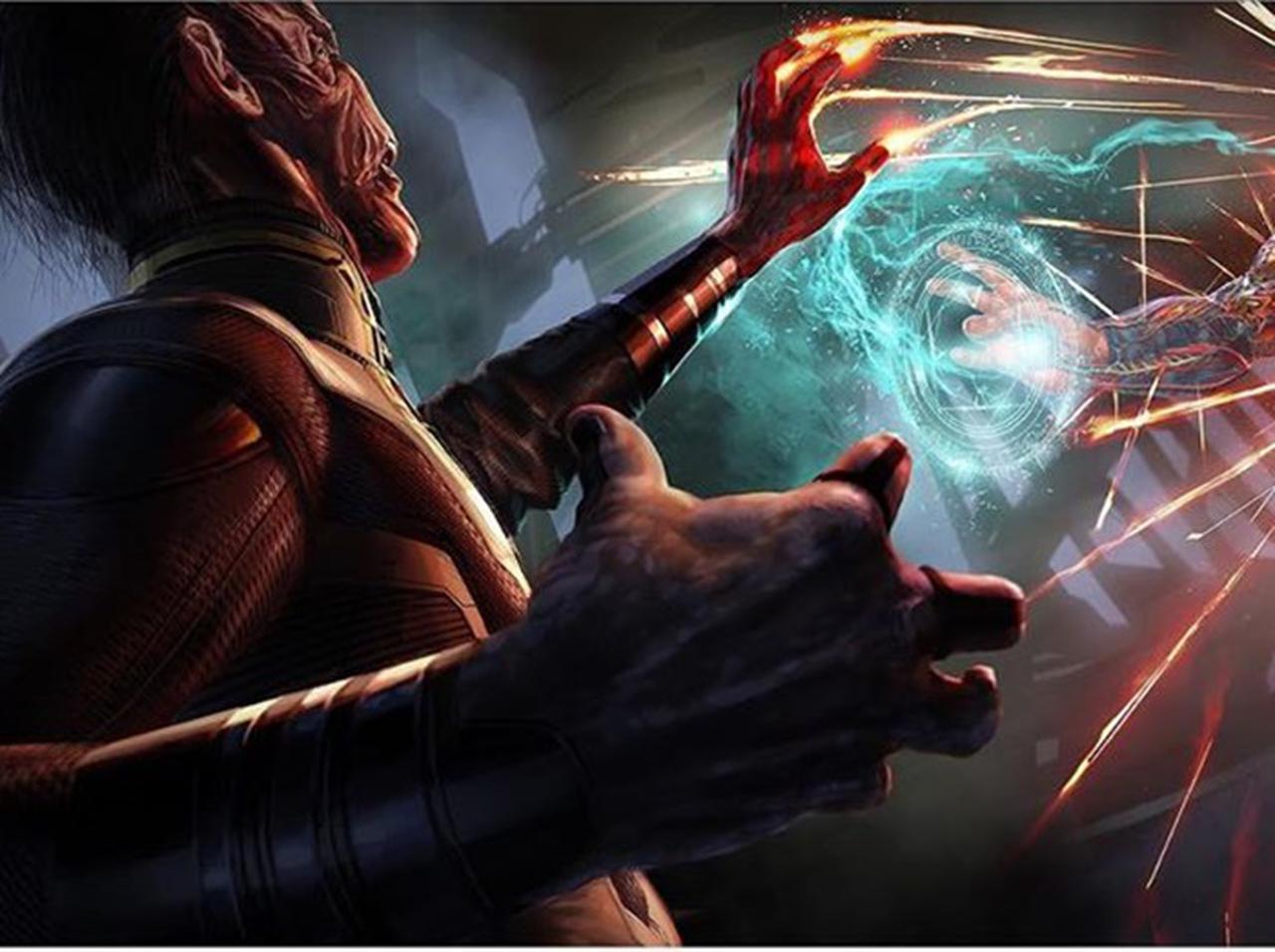 『アベンジャーズ』でアイアンマンのスーツを着たドクターストレンジのシーンがあった