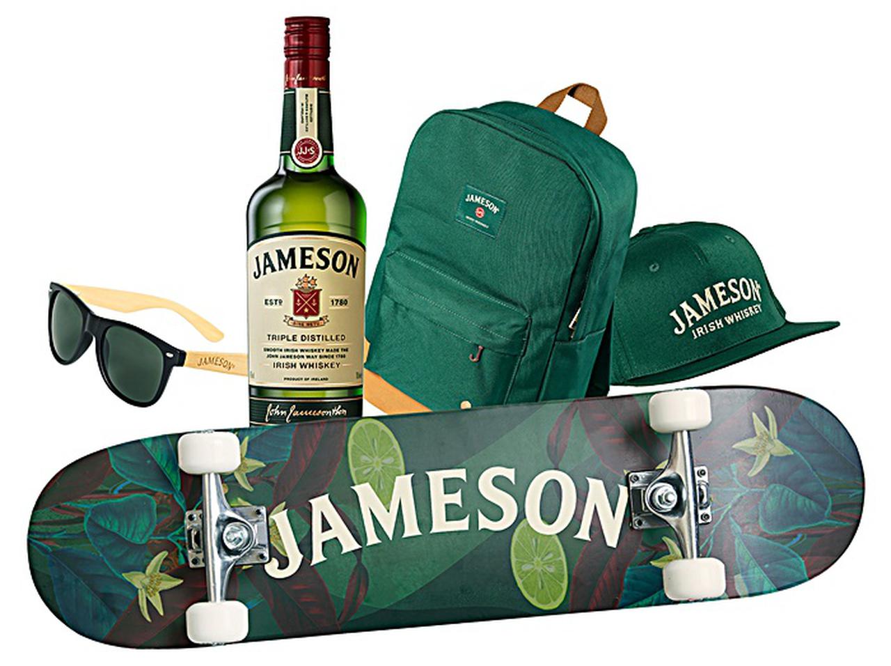 スマホゲームで遊んで特別なスケートボードを当てよう！ジェムソンの聖パトリック・デーキャンペーン