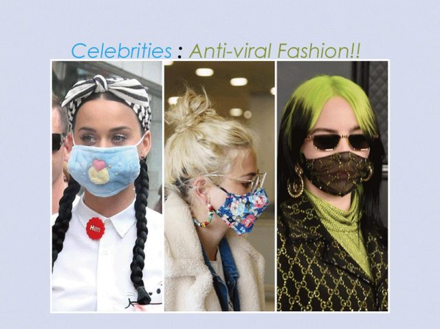 マスクでもオシャレに！セレブのマスクファッションでコロナ対策