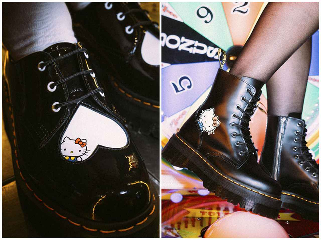 ドクターマーチンとハローキティのコラボシューズが発売!