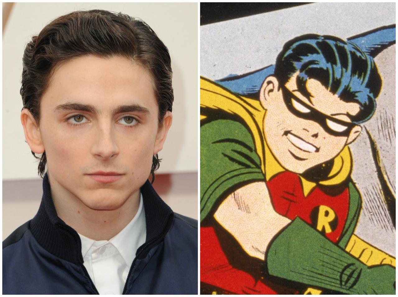 ティモシー・シャラメが『バットマン』のロビンに変身!ファンアートの姿が似合いすぎ