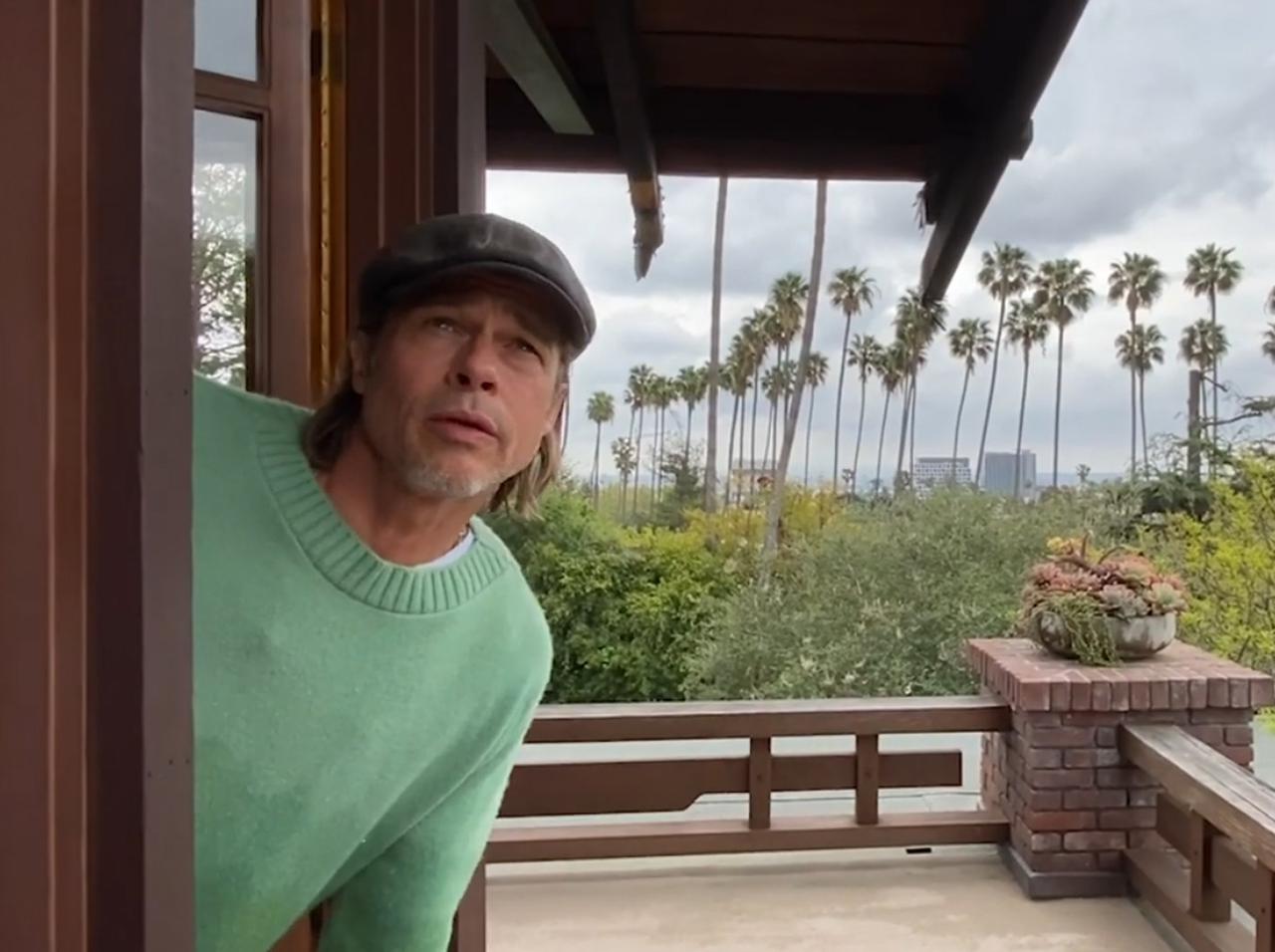 ブラッド・ピットによる「ゆるすぎる天気予報」が一瞬で癒される