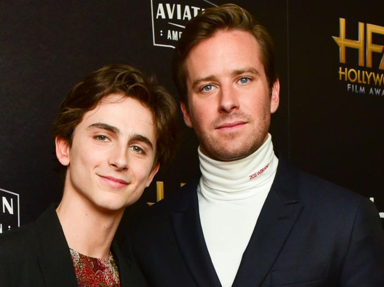 ティモシー・シャラメ、共演者アーミー・ハマーの「強烈なイメチェン」にあせる