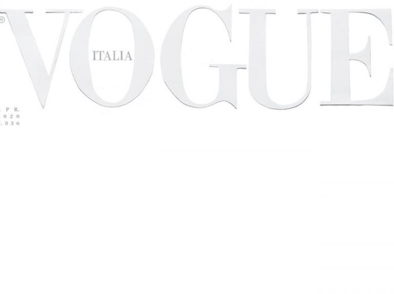 イタリアのVogue誌の表紙が真っ白に、一体なぜ？【声明全訳】