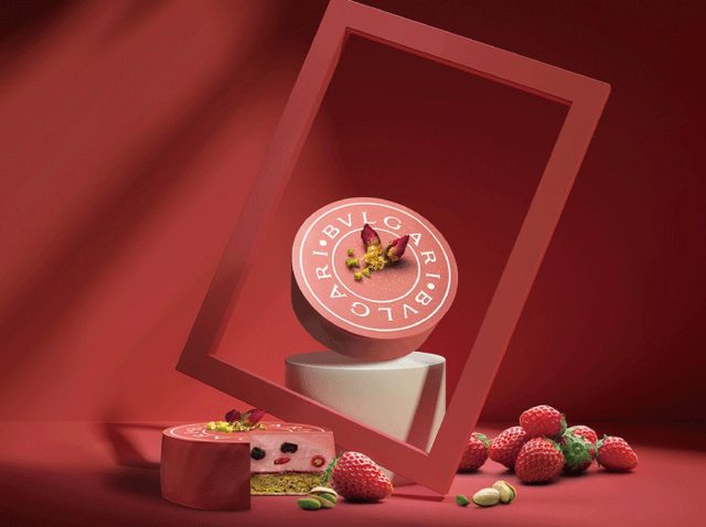 ブルガリ イル・チョコラート、春らしいピンクのタルトを限定販売