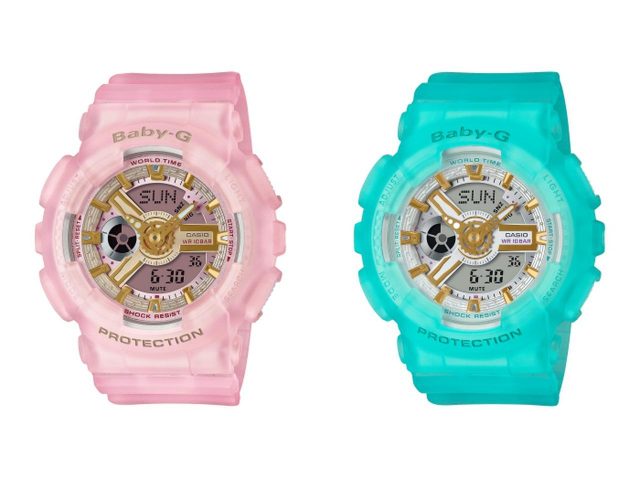 BABY-G、海の美しさをモチーフにした新作「シーグラス・カラーズ」登場