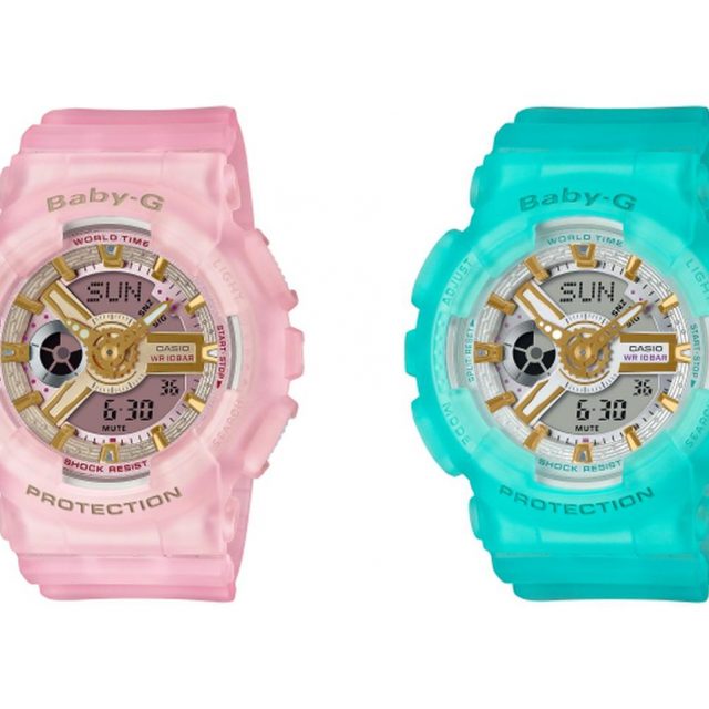 BABY-G、海の美しさをモチーフにした新作「シーグラス・カラーズ」登場