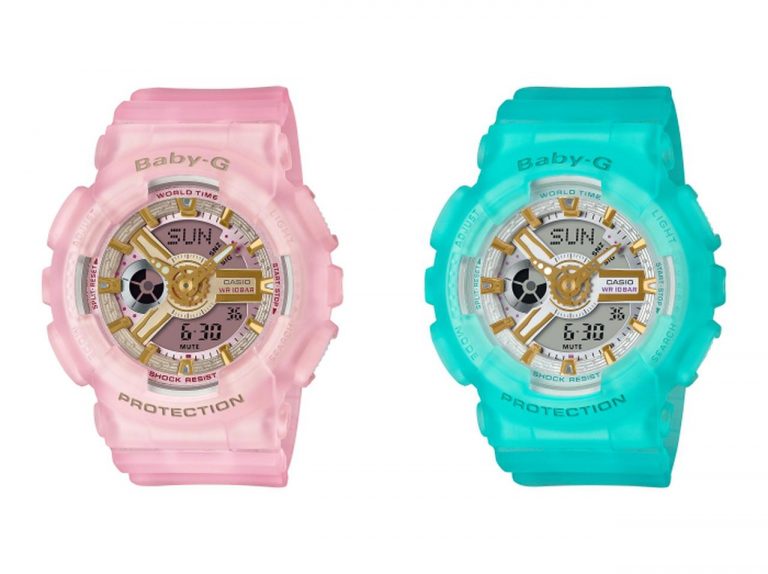 BABY-G、海の美しさをモチーフにした新作「シーグラス・カラーズ」登場
