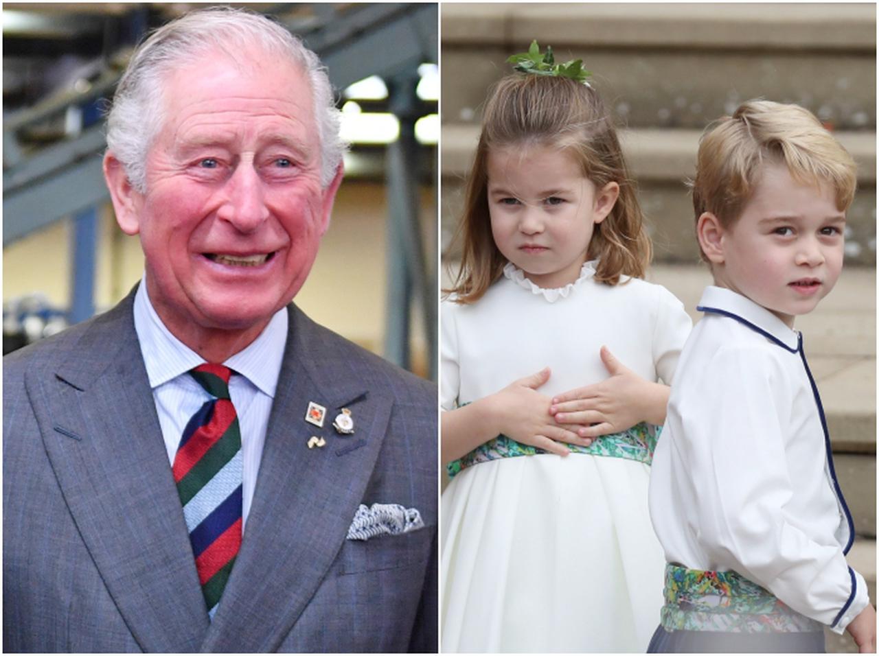 ロイヤルキッズ、コロナ回復のチャールズ皇太子を癒す「心温まる交流」