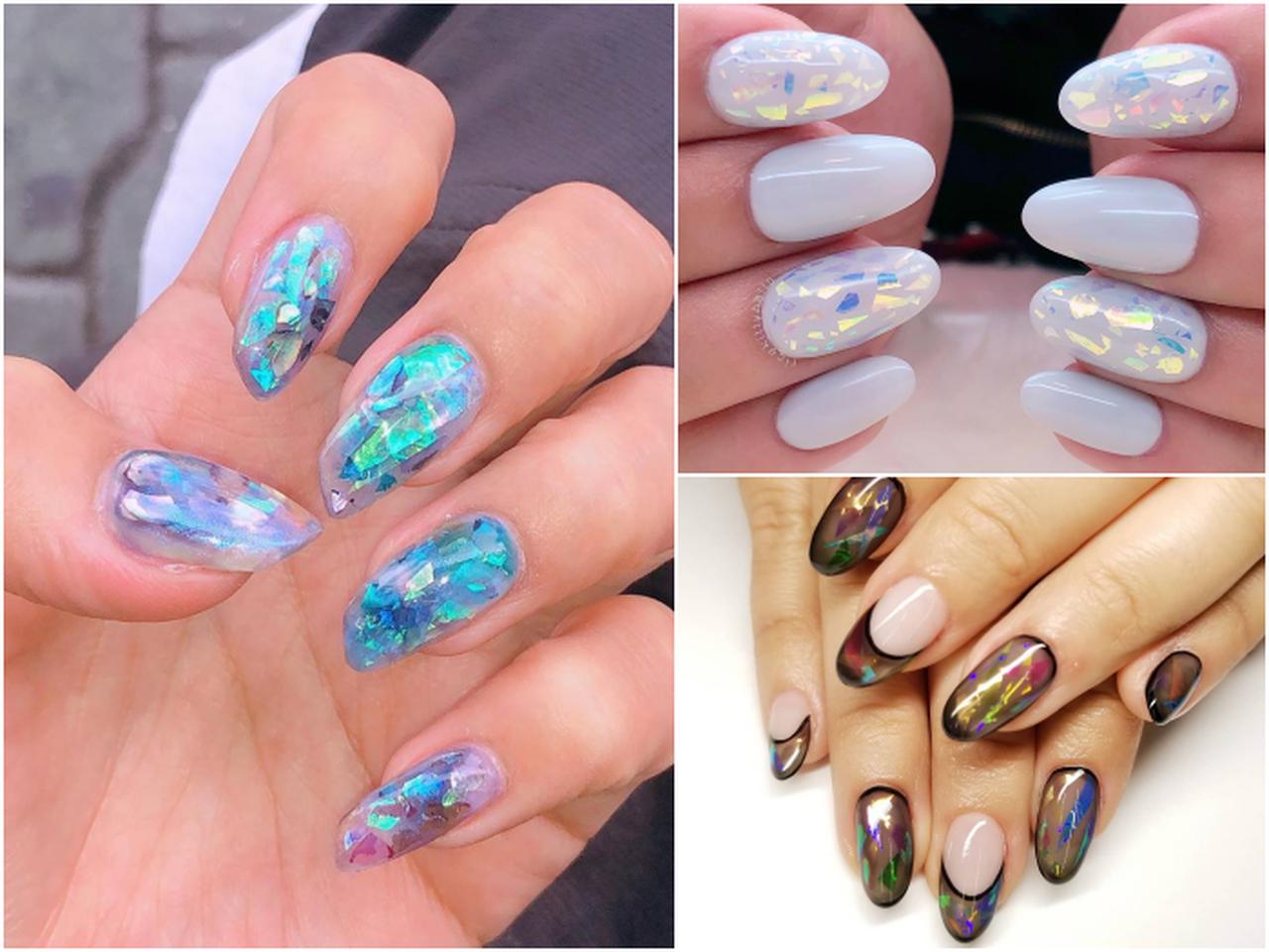 透明感＆キラキラが絶妙！この夏は「ガラスネイル」で決まり♡