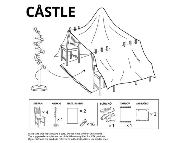 IKEA考案！家にあるもので出来る「家キャン」アイディア6選！秘密基地にも