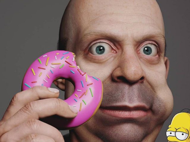 シンプソンズがリアルな人間だったら？ブラピから作り出されたバートが怖い