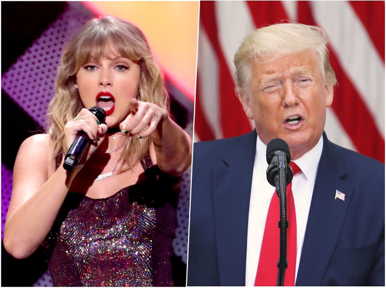 テイラー・スウィフト、暴力賛美ツイート投下したトランプ大統領に「宣戦布告」