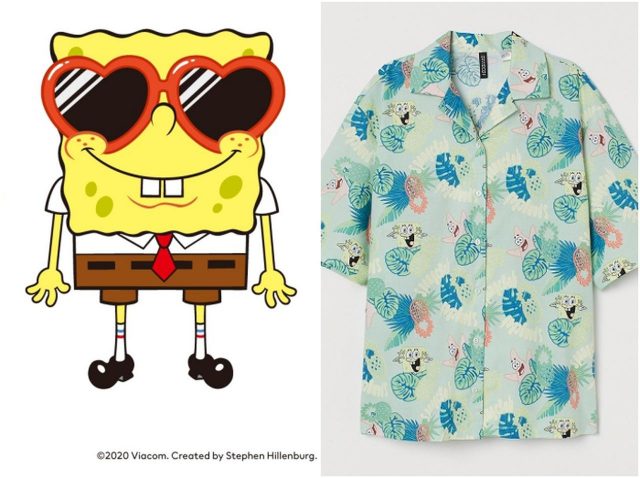 H&Mが「スポンジ・ボブ」とのコラボアイテムを発売