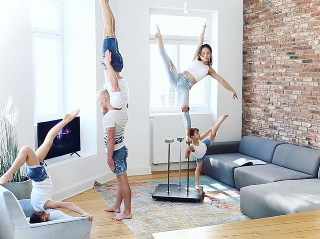 シルク・ドゥ・ソレイユ一家が魅せる「在宅パフォーマンス」がさすがのクオリティ