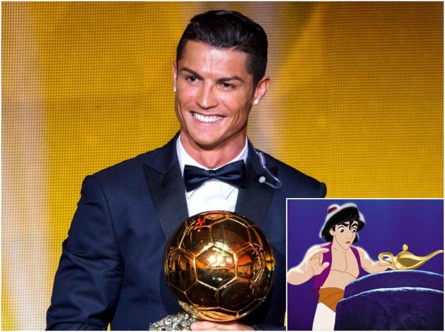 クリスティアーノ・ロナウド、「アラジン」コスプレがハマりすぎている