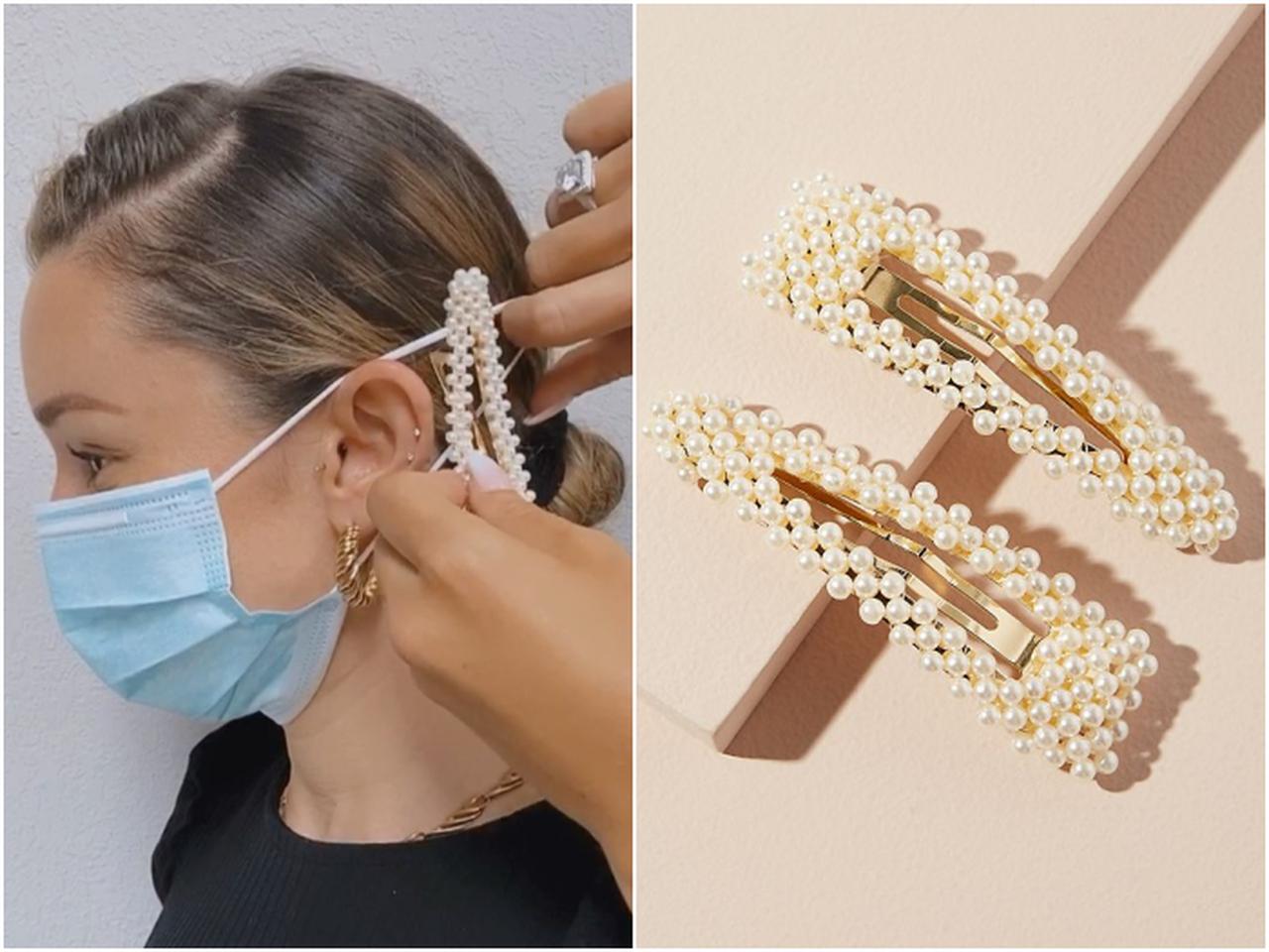 「マスクで耳が痛い…」は“ヘアピン”があればOK!可愛くオシャレに解決する方法