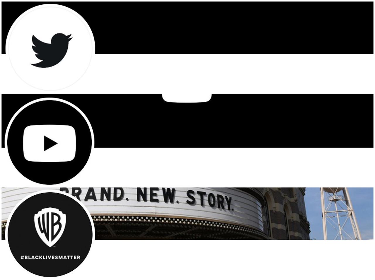 Twitterの企業アカウントが「真っ黒」に、YouTubeは1億円の寄付発表