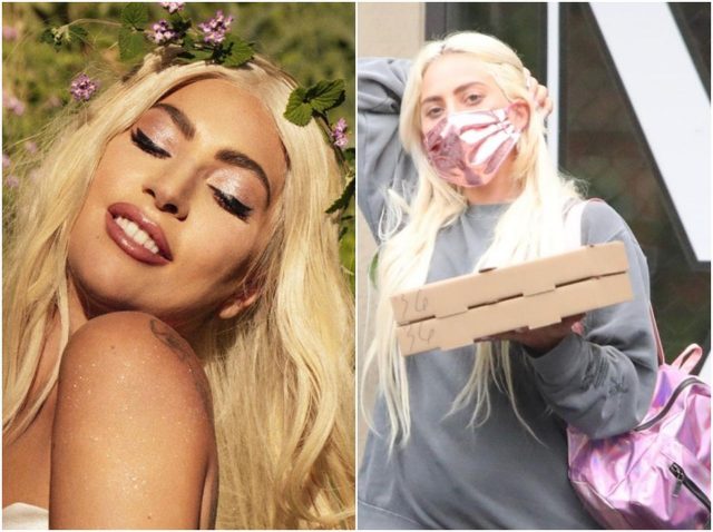 レディー・ガガのホログラム「マスク」と「バッグ」のリンクコーデに注目！