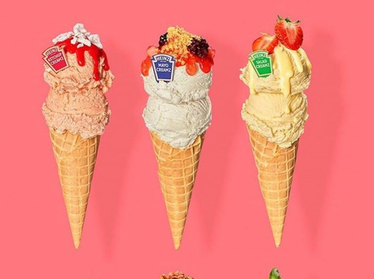 ハインツのアイスに興味津々!5種類のソースの味が楽しめるアイスキット