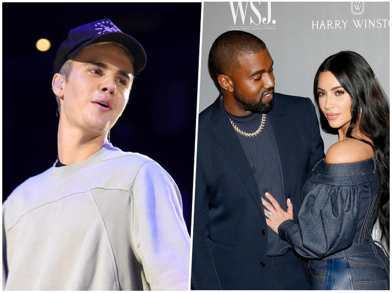 ジャスティン・ビーバー、キム・カーダシアンと話をするようカニエ・ウェストを説得