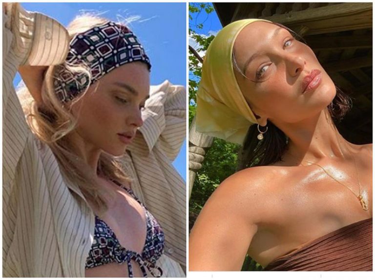ビーチヘアは「スカーフアレンジ」が今っぽい!セレブが夢中の最旬アレンジ