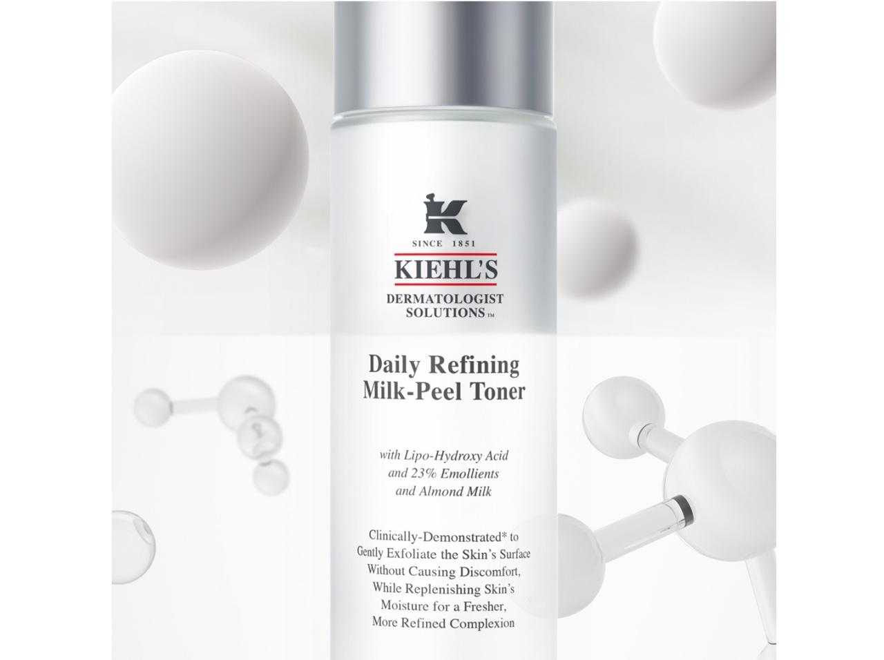 キールズ、ツヤを瞬時に！心地良い肌磨きミルクピール新発売