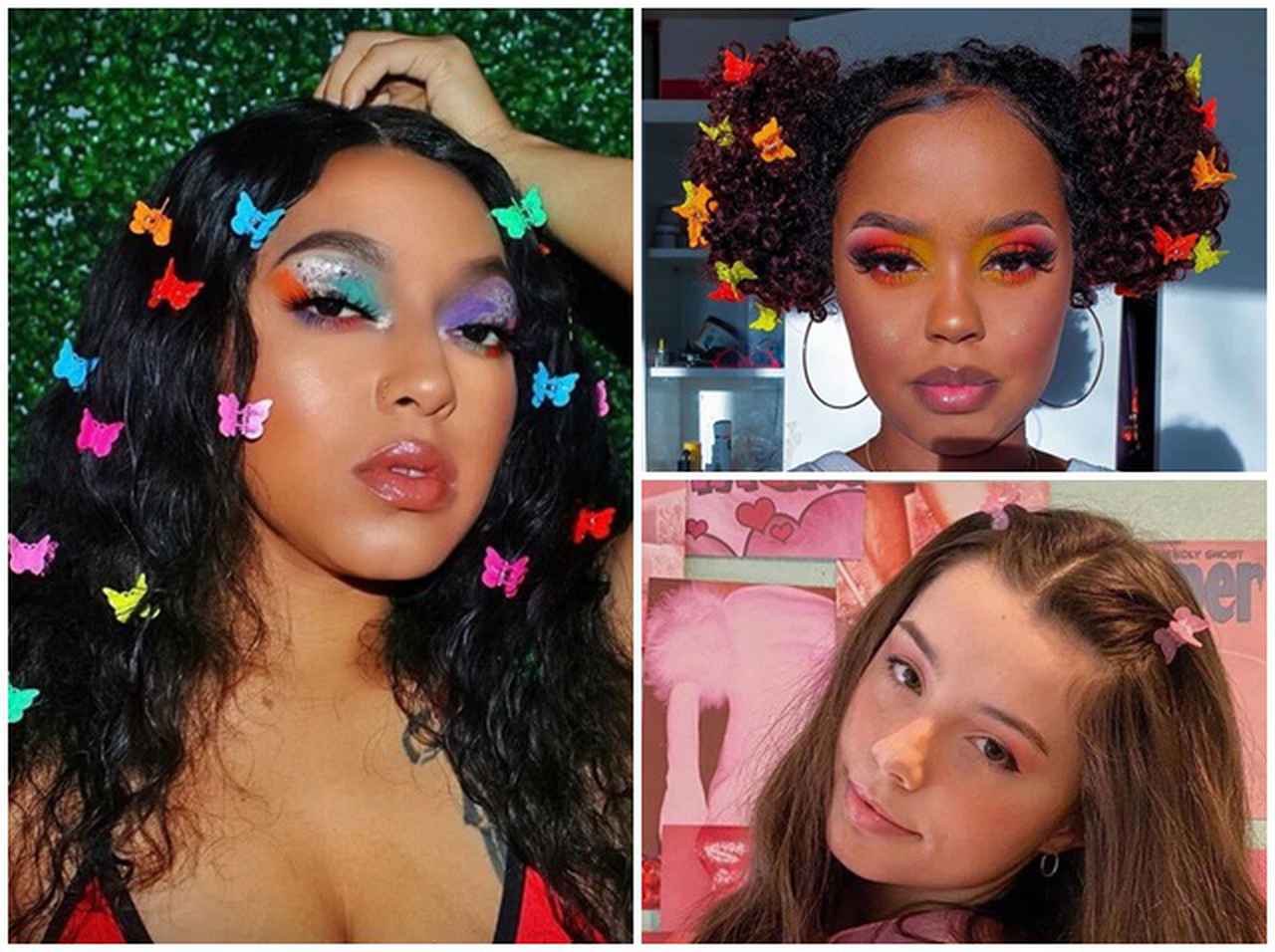 90年代のトレンドヘアアクセ「バタフライクリップ」がリバイバル