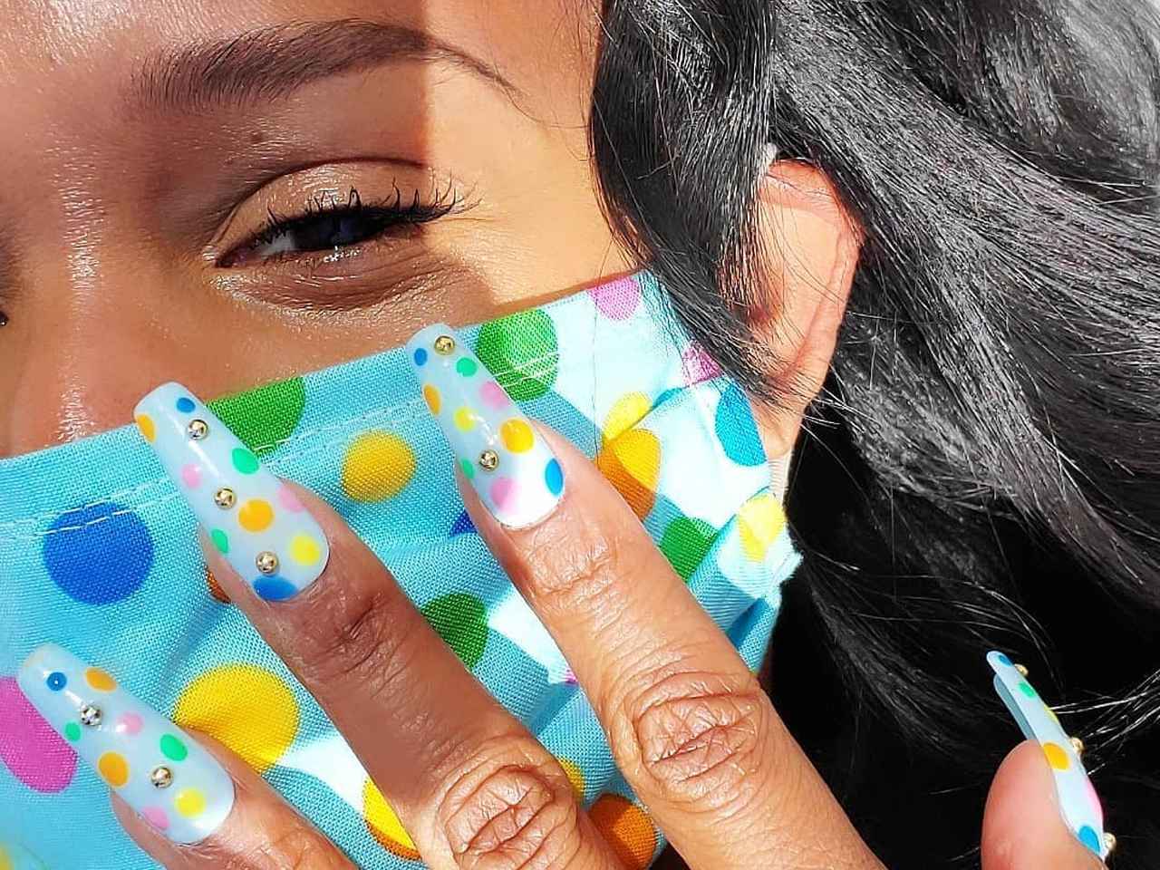 ウィズコロナの新常識？「マスク」と「ネイル」をマッチさせた新スタイルが登場