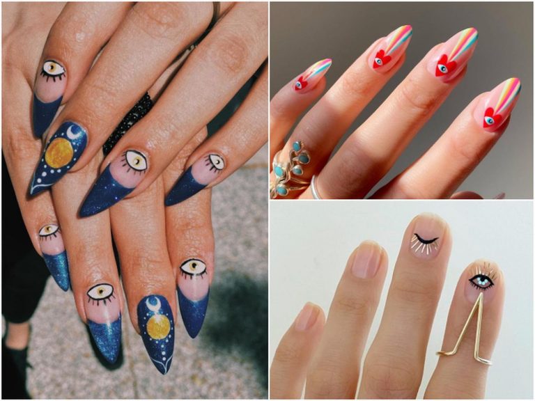 ちょっぴり怖くて可愛い「目玉ネイル」がオシャレに進化！