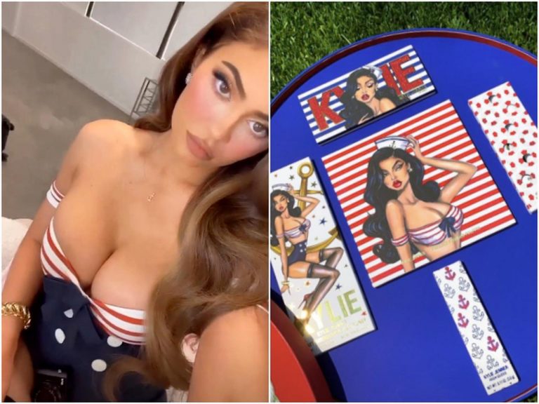 カイリー・ジェンナー、超セクシーな「マリン風」夏メイクを披露