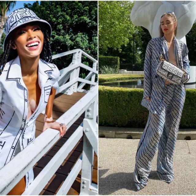 フェンディ、人気セレブが着こなす最新コレクション「カリフォルニア スカイ」