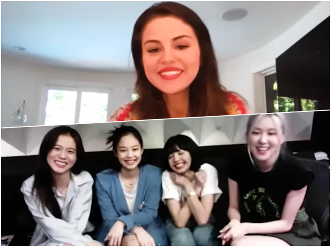 セレーナ・ゴメスとBLACKPINK、お互いへの愛を伝え合うビデオ通話に思わず笑みがこぼれる【全訳】